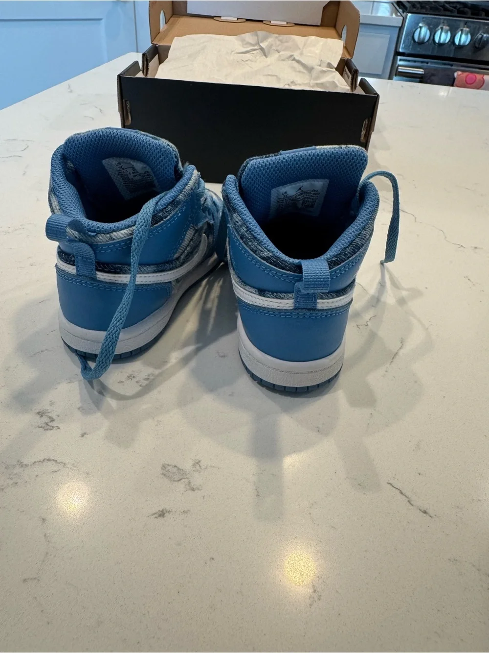 AIR JORDAN 1 MID TD 'WASHED DENIM' DM8950-400 size 7C